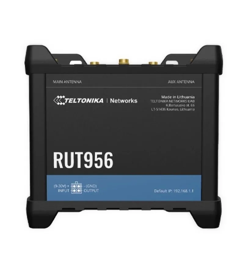 Маршрутизатор Teltonika RUT956 4G LTE Industrial Cellular Dual SIM Failover Rout