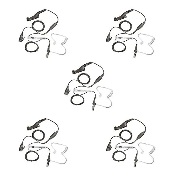Гарнитура 5 X Covert Acoustic Earpiece для Motorola MotoTRBO Radio DP3400, DP360