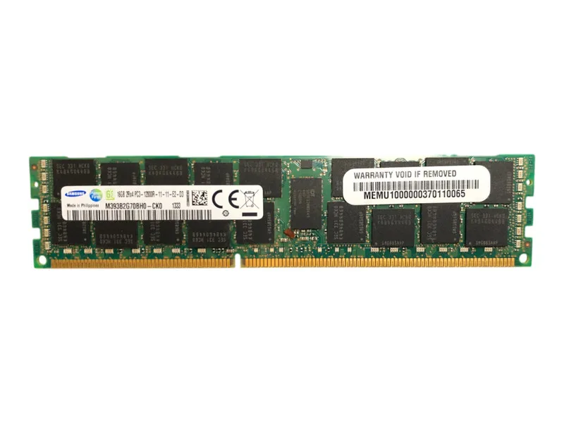 Модуль памяти Samsung 16GB M393B2G70BH0-CK0 DDR3 PC3-12800R ECC RDIMM 512GB RAM