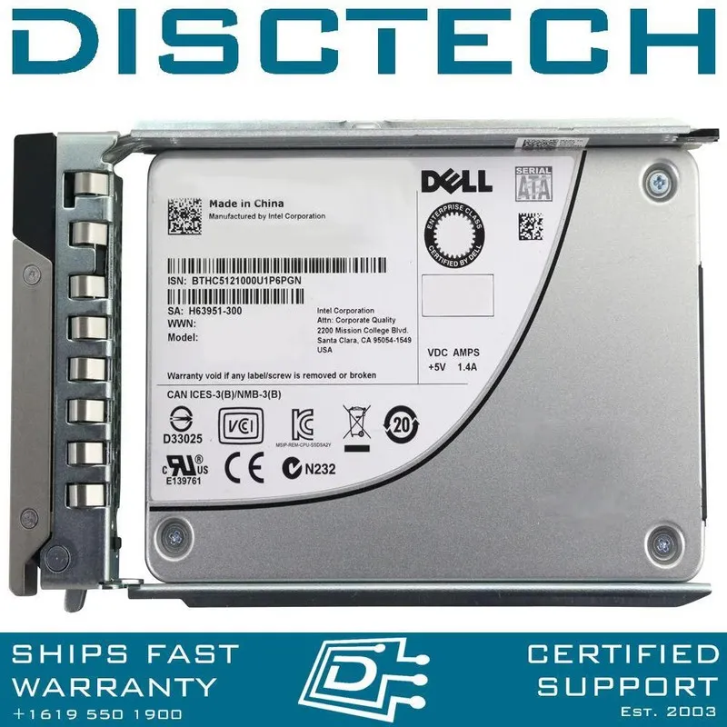 SSD-накопитель Dell 345-BCRO 960GB 2.5" SFF 12Gbps 512e Intensive SAS SED SSD