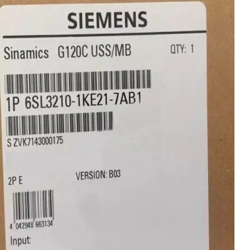 Частотный преобразователь 6SL3210-1KE21-7AB1 SIEMENS SINAMICS G120C RATED POWER