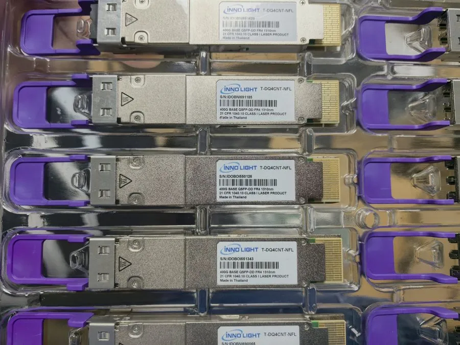 Трансивер INNOLIGHT 400GBASE QSFP-DD FR4 T-DQ4CNT-NFL 1310NM 2KM OPTICAL TRANSCE