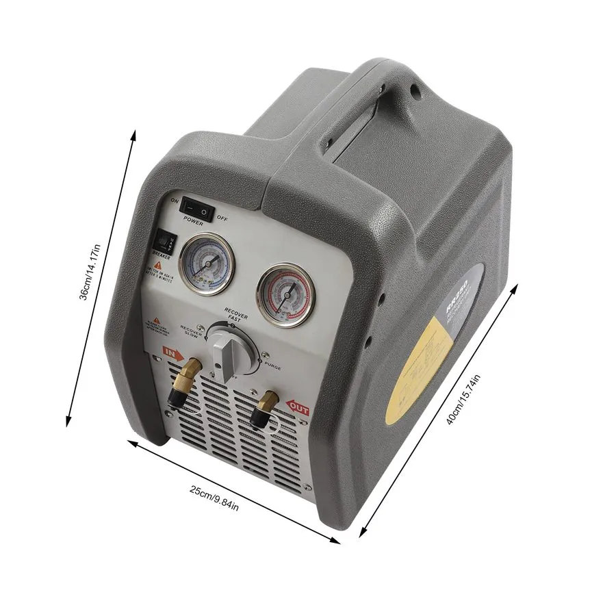 Станция обслуживания кондиционеров A/C Refrigerant Recovery Machine для hvac fre — фото лота 2