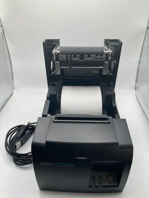 Принтер чеков STAR TSP143IIIU USB Thermal Ticket POS 80MM Receipt Printer Black 