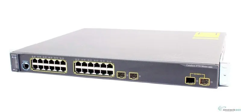 Коммутатор Cisco ME-C3750-24TE-M Catalyst 3750 24-Ports FE Metro Switch Dual AC