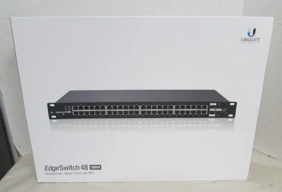 Коммутатор Ubiquiti ES-48-500W Edgeswitch 48-Ports PoE GigaBit Ethernet 1U Switc