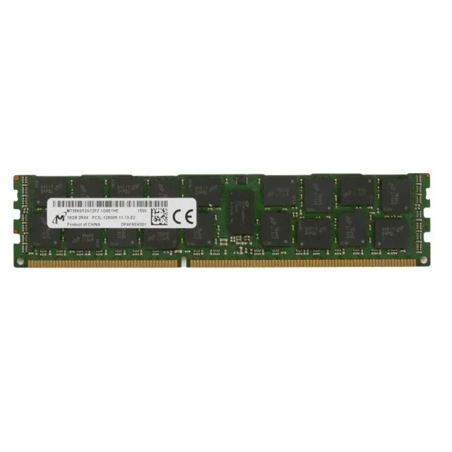 Модуль памяти Micron MT36KSF2G72PZ-1G6 16GB DDR3-1600 RDIMM PC3L-12800R Dual Ran