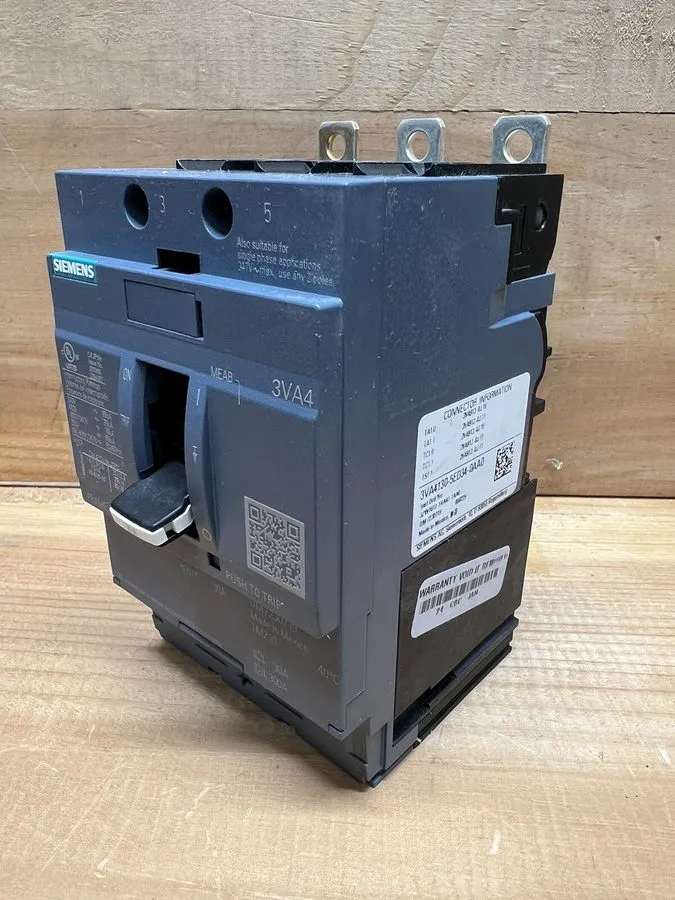 Автоматический выключатель 1 Siemens 3VA4130-5ED34-0AA0 480V 3-Pole Circuit Brea