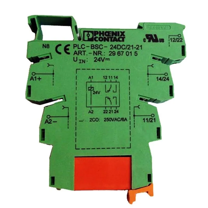 ПЛК PHOENIX RTE24024 24VDC Relay with PLC-BSC-24DC-21-21 Socket