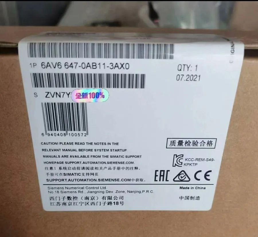 Панель оператора Siemens 6AV6647-0AB11-3AX0 SIMATIC HMI Basic Panel