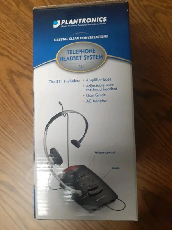 IP-телефон PLANTRONICS TELEPHONE HEADSET SYSTEM S11 65148-11 — фото лота 1