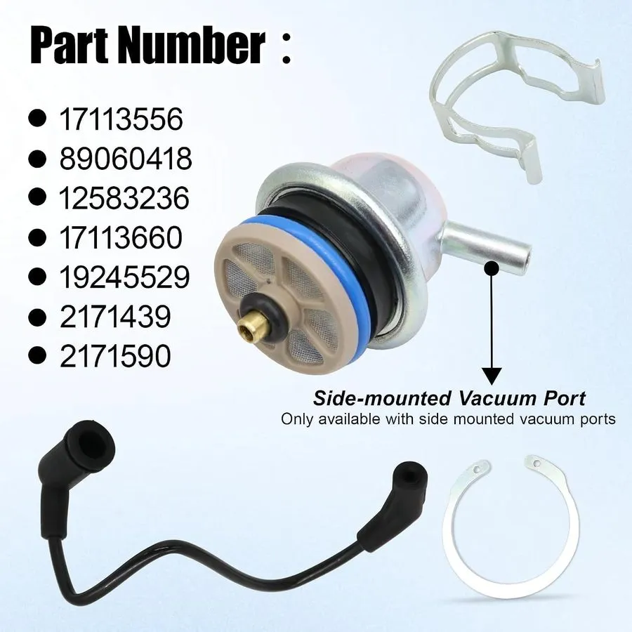 Трубопроводная арматура Fuel Injection Pressure Regulator 89060418 — фото лота 2