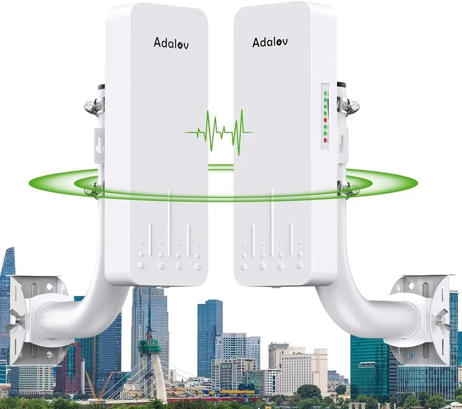Точка доступа Wi-Fi AdaLov CPE660 Wireless Bridge 5.8G Point to Point WiFi Bridg — фото лота 1
