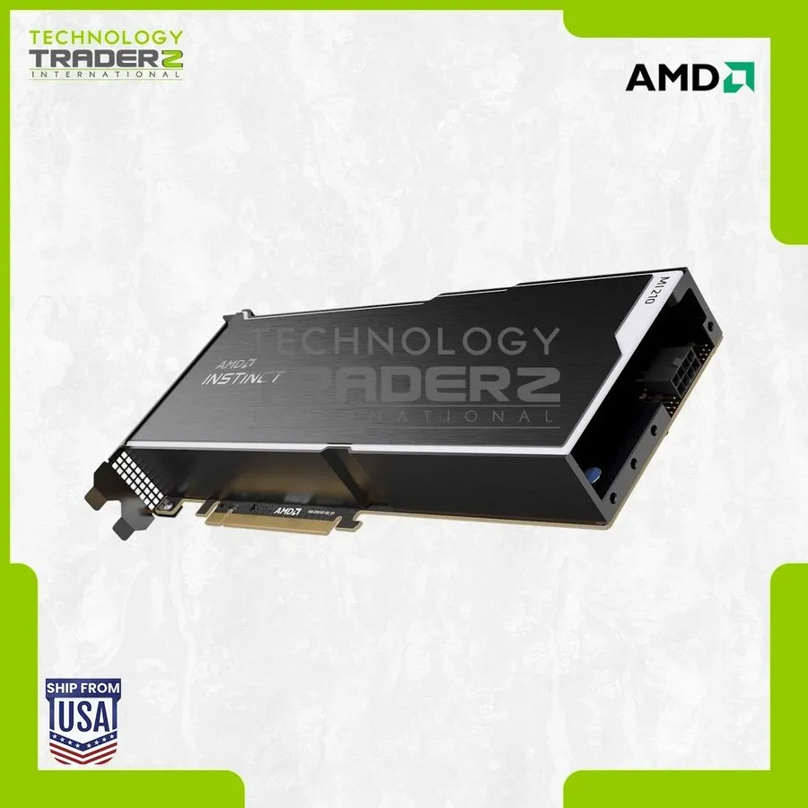 GPU-ускоритель AMD Instinct MI210 64GB HBM2 PCIe 4.0x16 Professional Graphics Ca