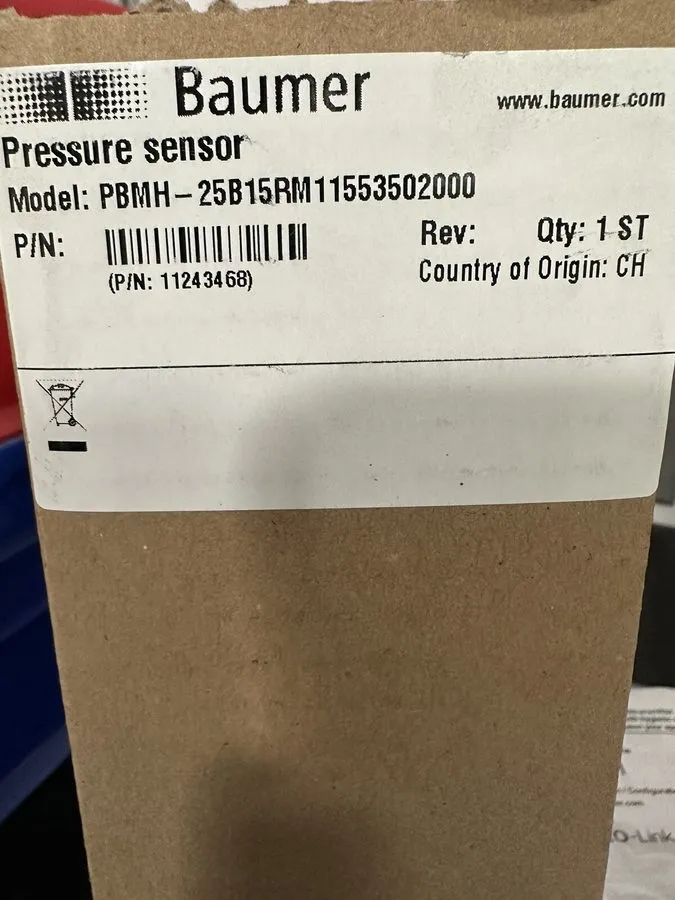 Датчик давления Baumer PBMH-25 Fully welded pressure transmitter