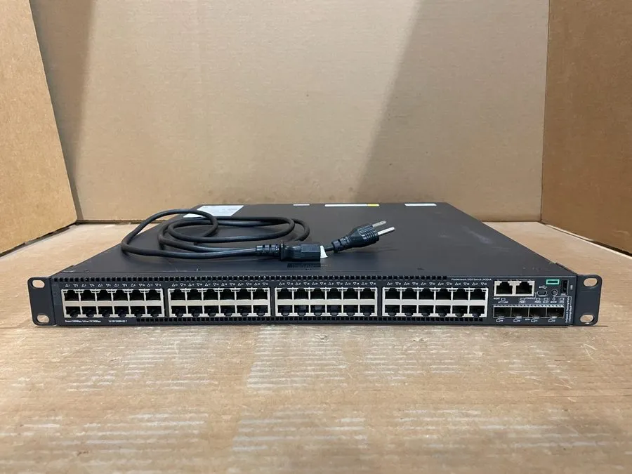 Коммутатор HPE JH326A 48-Port POE+ 4SFP+ 1-slot Ethernet Network Switch — фото лота 1