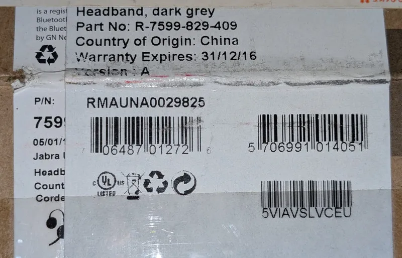 IP-телефон Jabra UC Voice 750 HSC012 USB Wired Headset Office Headphones