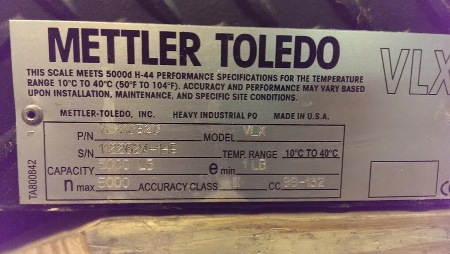 Весы Mettler Toledo Floor Scale VLX 610-40 — фото лота 2