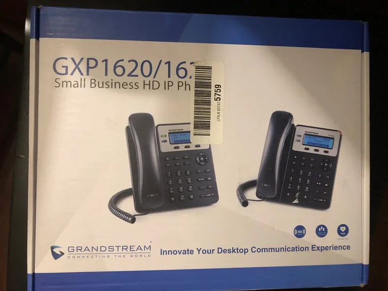 IP-телефон Grandstream GXP1620/1625 Small Business HD IP Phone Black