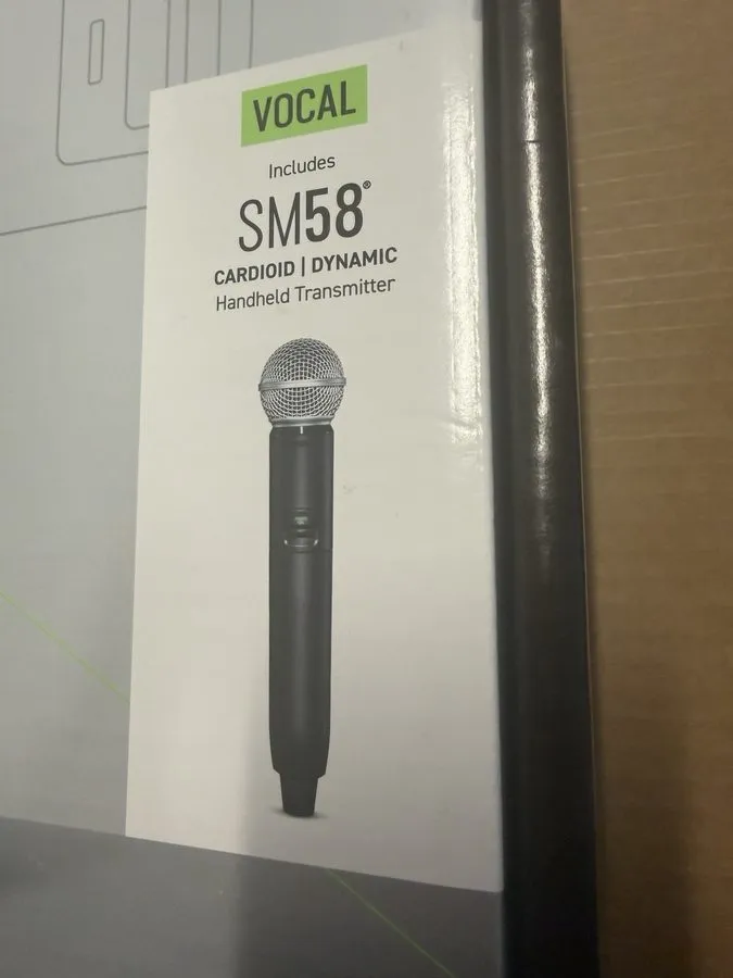 Радиосистема Shure GLXD24R+/SM58 Digital Wireless Microphone Rack System, Z3 2.4 — фото лота 1