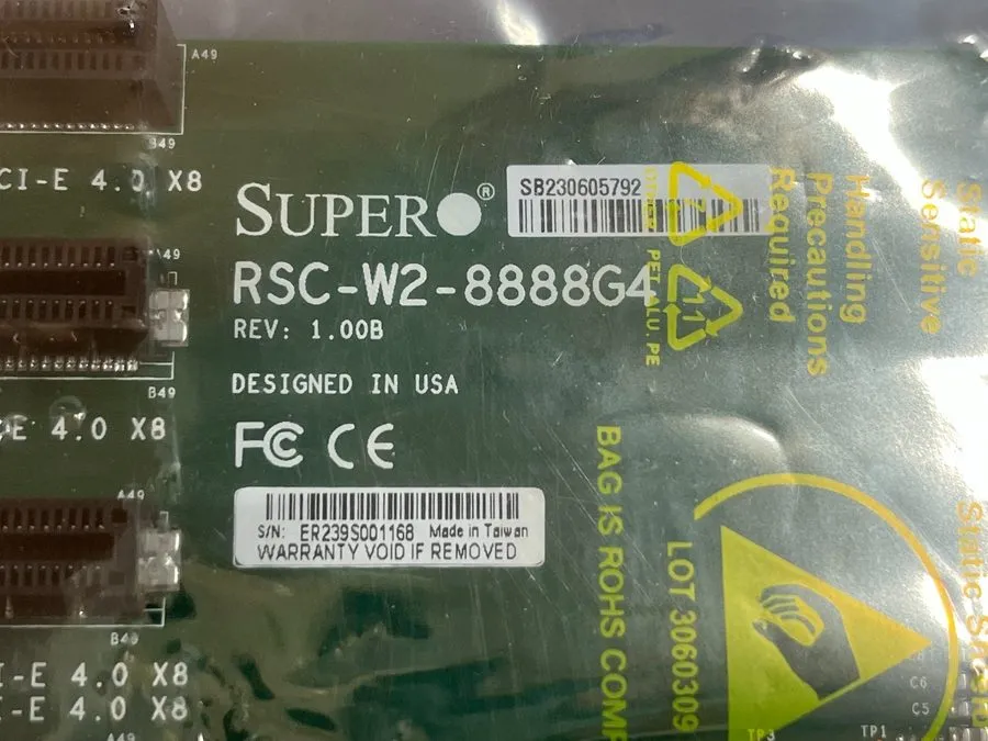 Райзер-плата 2 x Supermicro 2U PCI-Express x16 Riser Card RSC-W2-8888G4 =270$ — фото лота 1