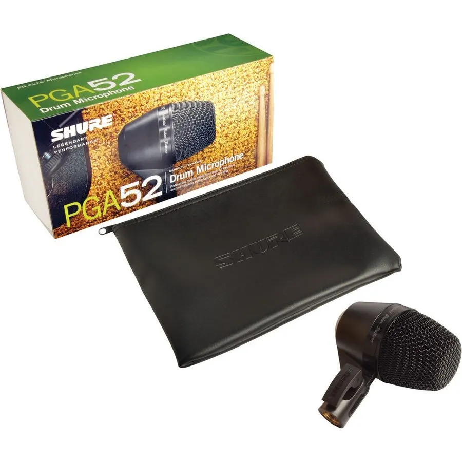 Микрофон Shure PGA52-LC Cardioid Dynamic Kick Drum Microphone