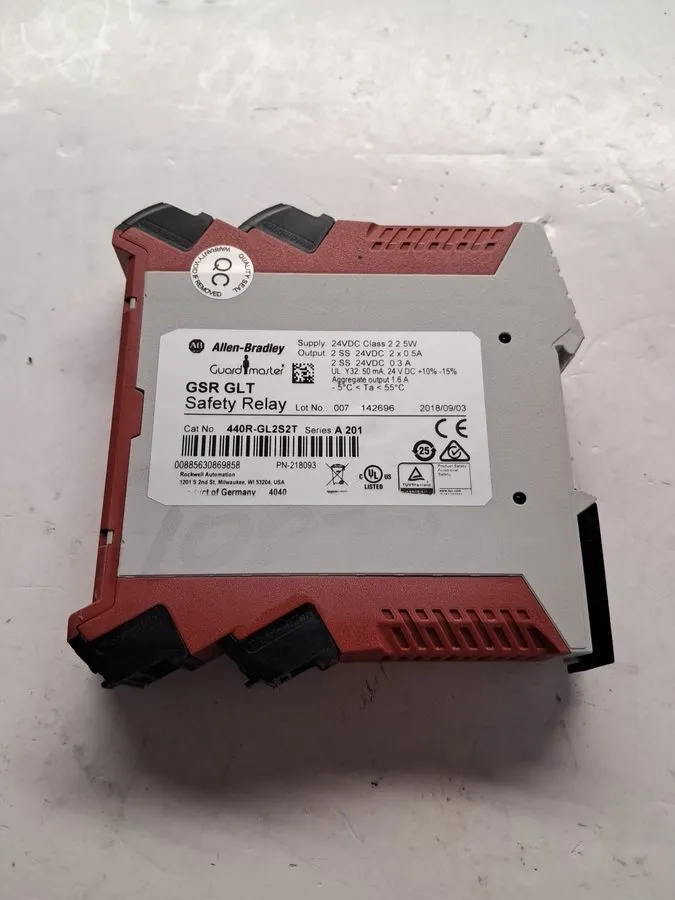 Реле безопасности Allen Bradley, 440R-GL2S2T, Guard Master Safety Relay Locking 