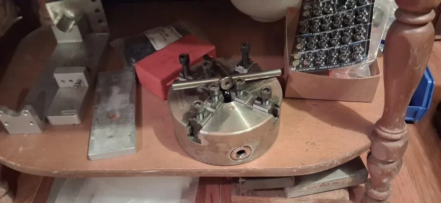 Режущий инструмент 4 Jaw Lathe Chuck 6" Manual Chuck K12-160 Self-centering Lath — фото лота 1