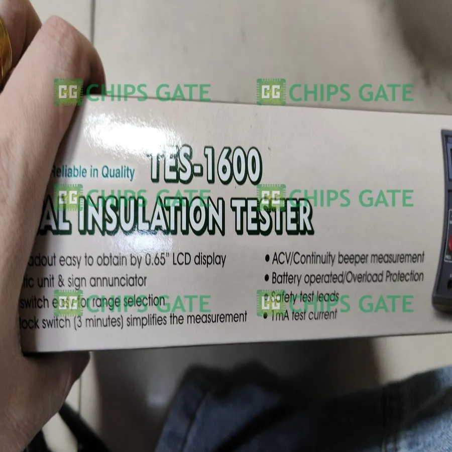 Тестер Insulation Tester TES-1600 200MΩ/250V 2000MΩ/1000V 200MΩ/500V