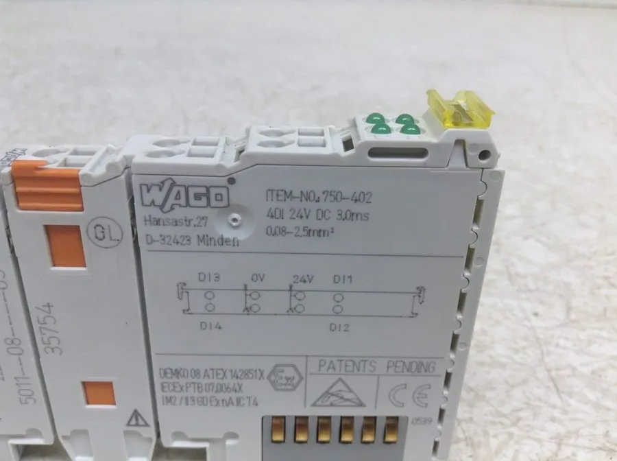 Модуль ввода-вывода Wago 750-402 Input Module 4DI 24VDC 3.0Ms