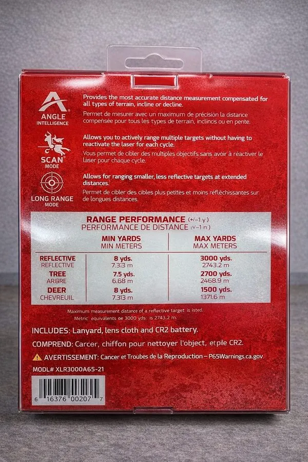 Оптико-электронная система Halo XLR3000 Laser Rangefinder 3000 Yards Angle Intel