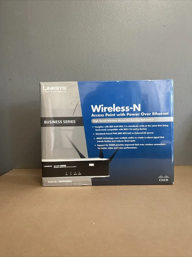 Маршрутизатор Linksys WRVS4400N Wireless-N Gigabit Security Router -New/Sealed