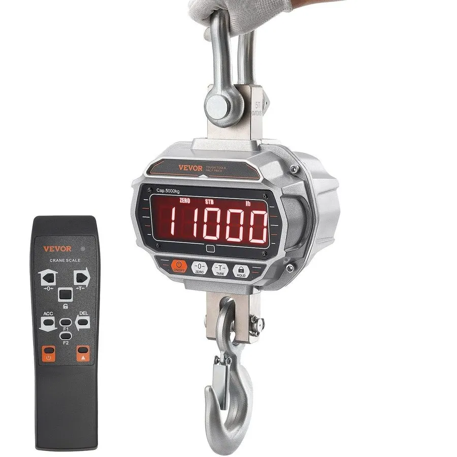 Весы Digital Crane Scale, 11000 lbs/5000 kg, Industrial Heavy Duty Hanging Scale