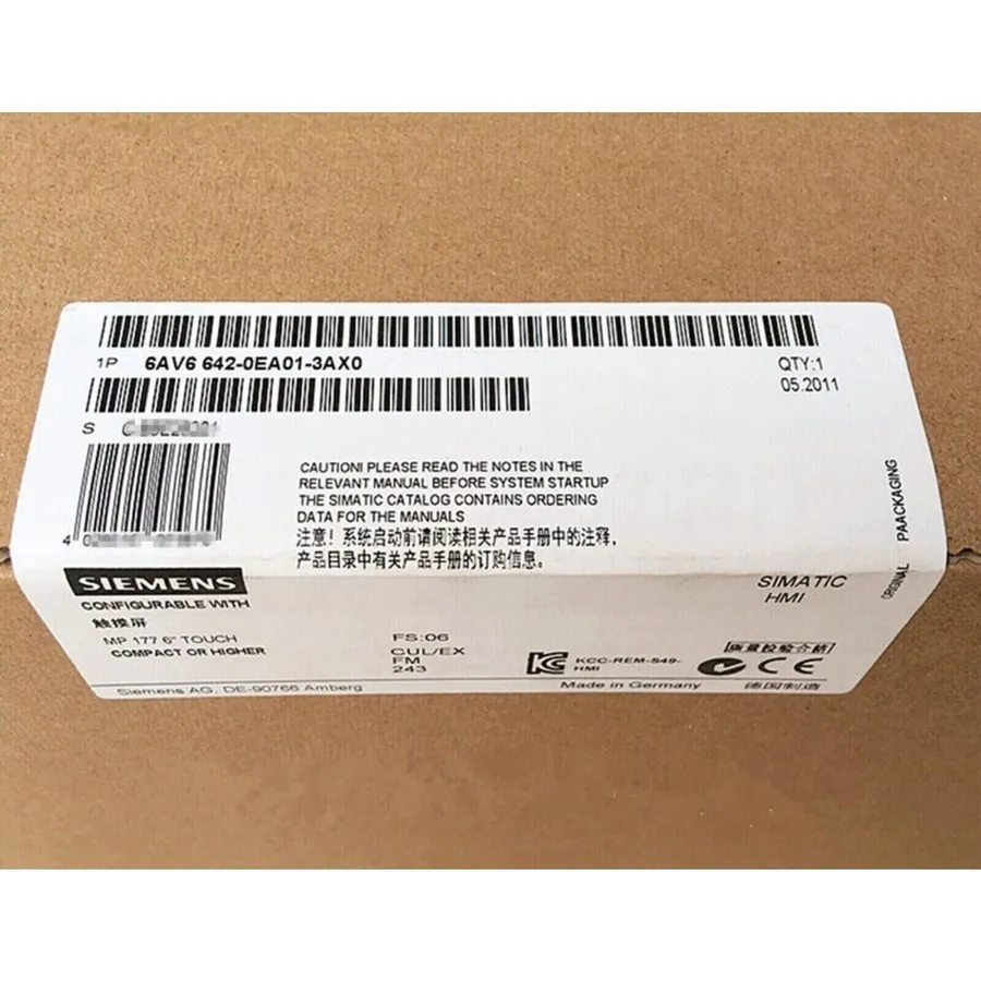 Панель оператора Siemens 6AV6642-0EA01-3AX0 HMI Touch Panel