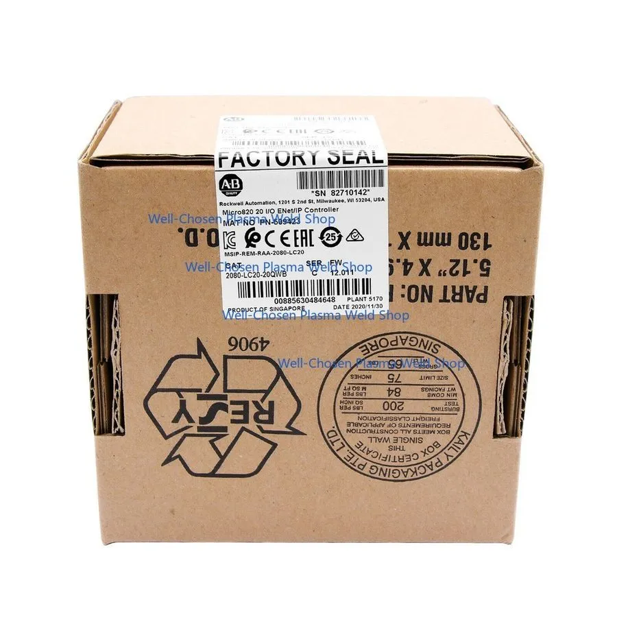 ПЛК 2080-LC20-20QWB Micro820 20 I/O ENet/IP Controller Allen-Bradley