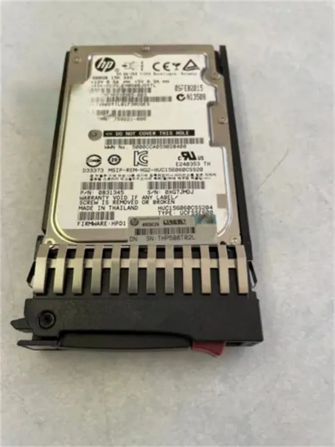 Жёсткий диск 785103-B21 785409-001 HP 600GB 12G 15K 2.5" SAS Hard Drive HDD