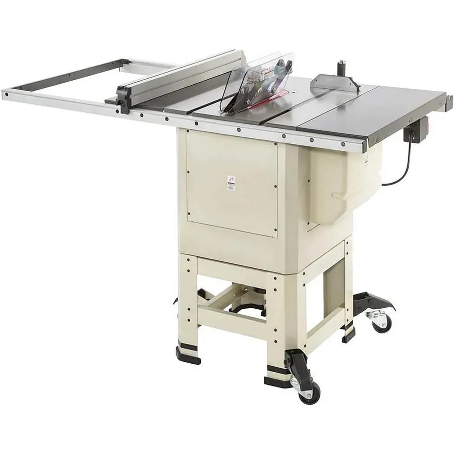 Оборудование ЧПУ Shop Fox W1837 10" 2 HP Open-Stand Hybrid Table Saw with Enclos — фото лота 1