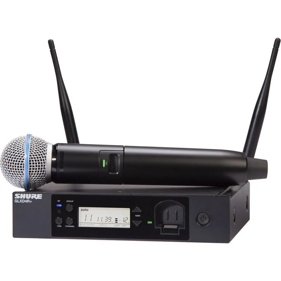 Микрофон Shure GLXD24+/B58-Z3 Dual-Band Wireless Handheld Microphone