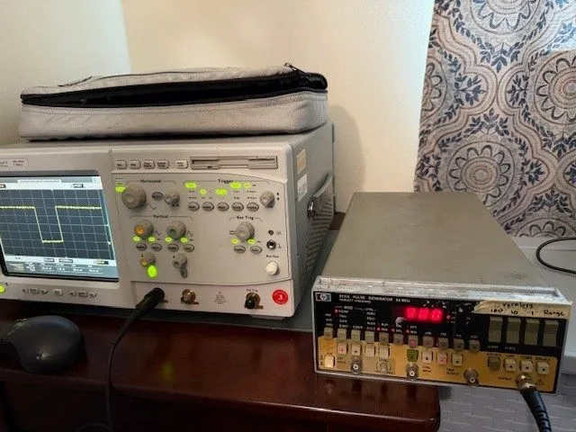 Осциллограф HP/AGILENT 54820A Infinium Digital Oscilloscope: 500MHz, 2 GSa/s, 2  — фото лота 2