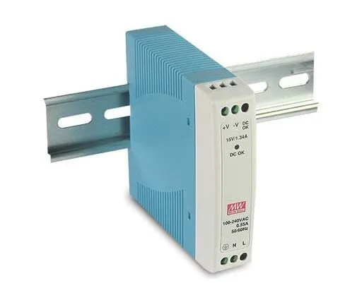 Блок питания Mean Well MDR-10-24 DIN Rail Power Supply, 24V 0.42A, 10W, 100–240V