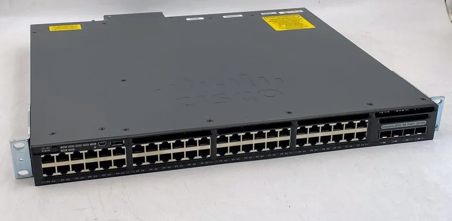 Коммутатор Cisco Catalyst 3650 48 Port Gigabit Switch PoE+ 1550W 2x10G WS-C3650-
