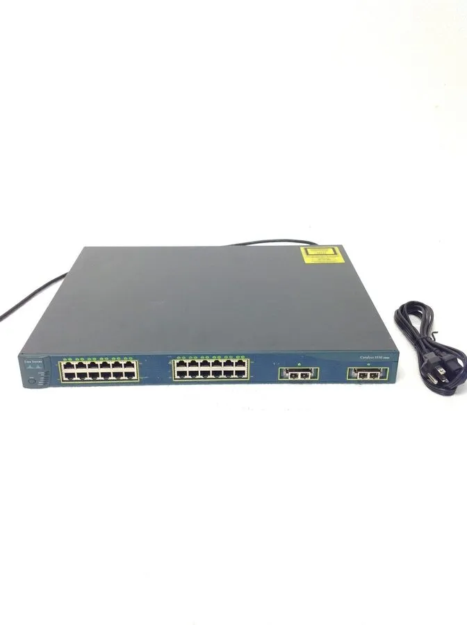 Коммутатор Cisco catalyst WS-C3550-24-SMI 24 ports network switch 90 Day's Real