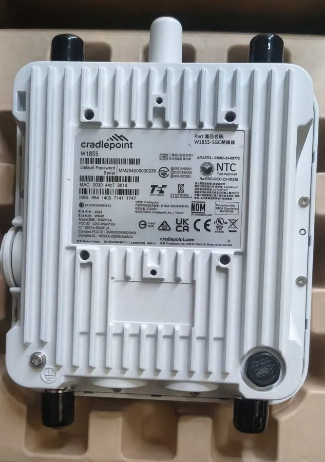Маршрутизатор Cradlepoint W1855-5GC-GN 5G Outdoor Cellular Router