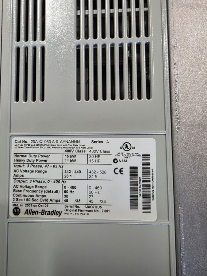 Фото лота 20AC030A0AYNANNN от продавца №95705