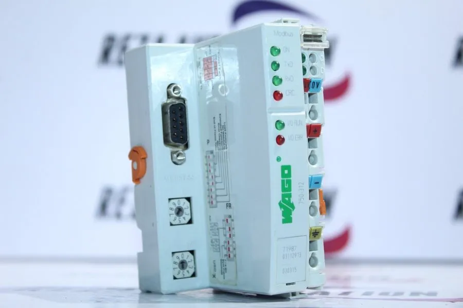 Шлюз полевой шины WAGO 750-312 MODBUS RS485 FIELDBUS COUPLER PLC MODULE