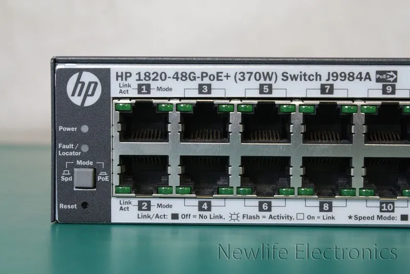 Коммутатор HP J9984-61001 OFFICECONNECT 1820-48G-PoE+ (370W) Switch J9984A