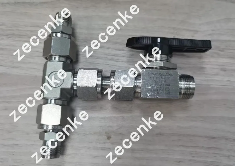 Клапан Swagelok SS-43GS8 1/2" Tube Ball Valve 316 Stainless Steel 3000 PSI
