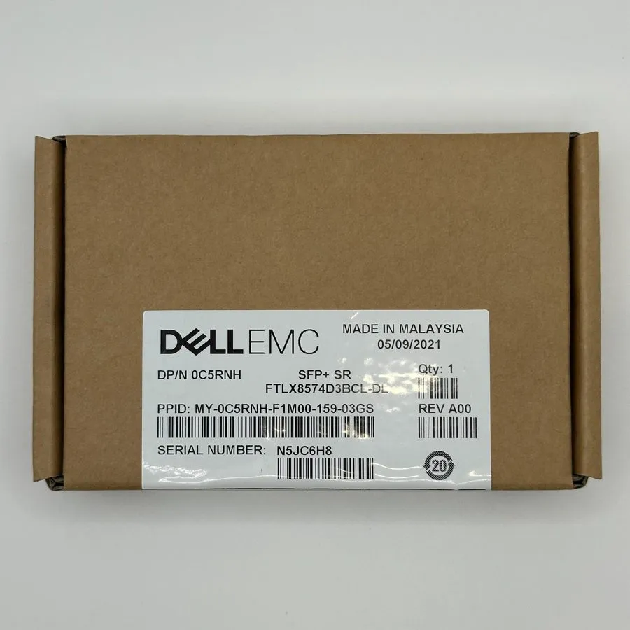 Трансивер Dell EMC 0C5RNH SFP+ 10G SR Transceiver FTLX8574D3BCL-DL 300m LC
