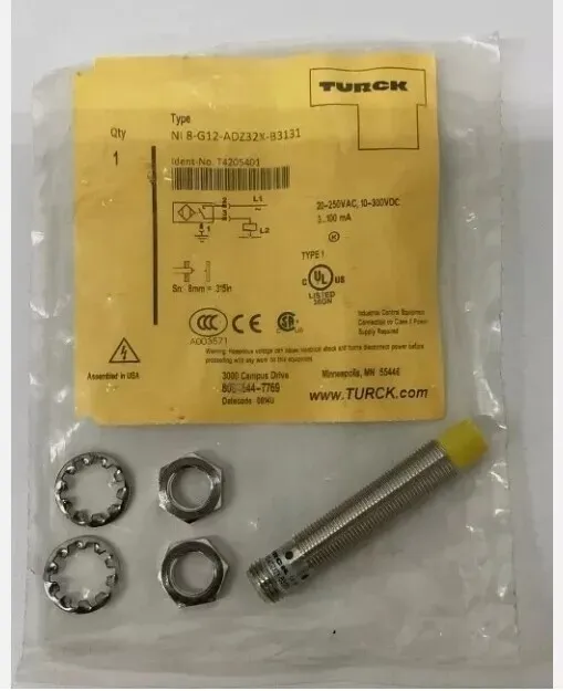 Датчик приближения Turck 20-250VAC 8mm Range 3Pin Proximity Switch Sensor NI8-G1