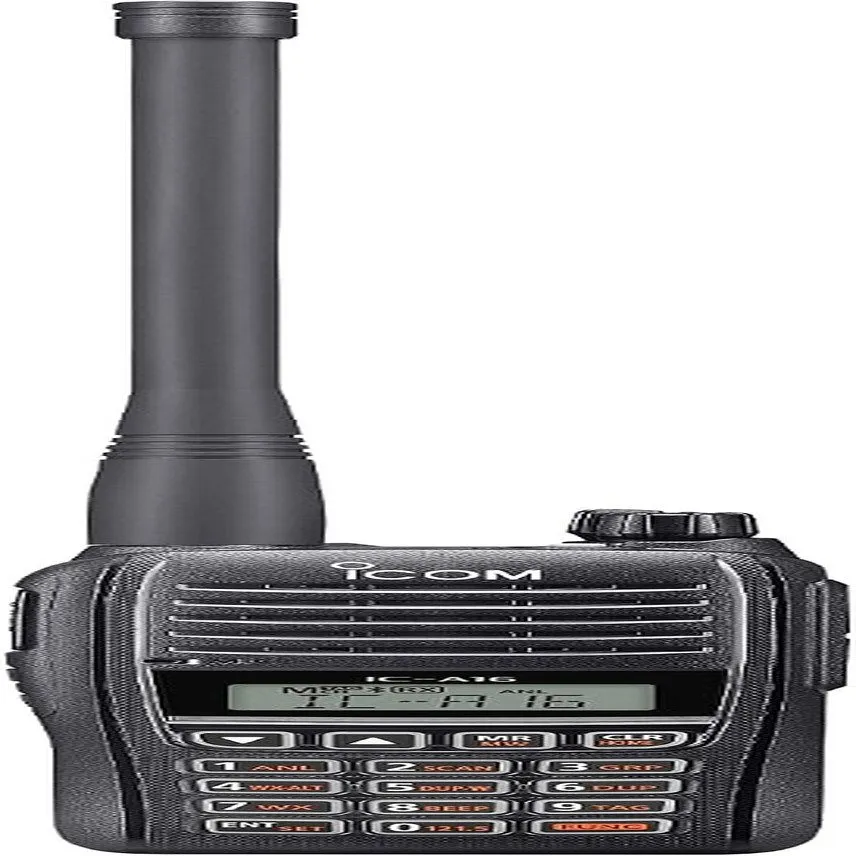 Радиостанция Icom IC-A16B VHF Air Band Aviation Radio Bluetooth 6W Handheld Tran — фото лота 1